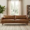 Livingston - 90" Sofa - Caramel Brown