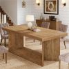 Living room dining table, kitchen dining table, farmhouse style dining table, rectangular dining table