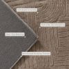 6x9 Area Rug, Luxurious Faux Fur Rug, Non-Slip Floor Carpet for Living Room, Bedroom, Dining Room, Tan
