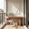 55 Inch  Wood Bench Farmhouse Style Shoe Entryway Bench for Living Room Decorative Furniture in Natural Wood Finish
