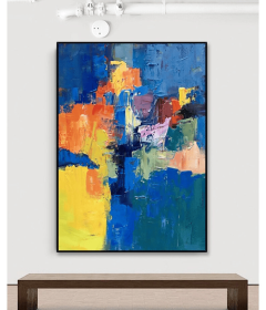 Abstract Oil Painting On Canvas Modern Oil Painting Hand Painted Large Wall Art For Home Decor (style: 01, size: 90x130cm)
