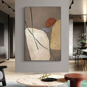 Original Abstract Brown Oil Painting on Canvas Abstract & Modern Hand Painting Wall Art Painted On Canvas painting original abstract (style: 01, size: 60X90cm)