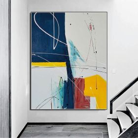 Handmade Picture Wall Art Paintings Handpainted Oil Painting On Canvas Large Handmade Wall Art Modern Home Decoration No Framed (size: 60X90cm)