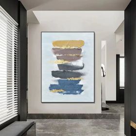 Large minimalist textured wall art 3D abstract oil painting on canvas minimalist painting boho abstract wall art entrance wall art decor (style: 01, size: 80x120cm)