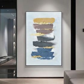 Large minimalist textured wall art 3D abstract oil painting on canvas minimalist painting boho abstract wall art entrance wall art decor (style: 01, size: 60X90cm)