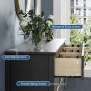 7 Drawer Dresser For Bedroom, Wood Storage Cabinet With Meta Handles, Modern Closet Of Drawers for Living Room, TV Stand Dresser